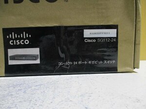 新古 Cisco Systems SG112-24 コンパクト24ポートギガビットスイッチ(R50620FFB011)