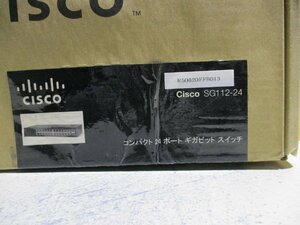 新古 Cisco Systems SG112-24 コンパクト24ポートギガビットスイッチ(R50620FFB013)