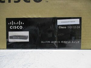 新古 Cisco Systems SG112-24 コンパクト24ポートギガビットスイッチ(R50620FFB019)
