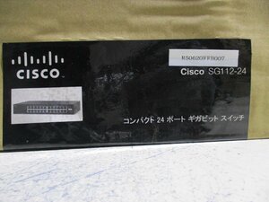 新古 Cisco Systems SG112-24 コンパクト24ポートギガビットスイッチ(R50620FFB007)