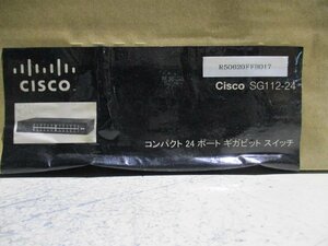 新古 Cisco Systems SG112-24 コンパクト24ポートギガビットスイッチ(R50620FFB017)