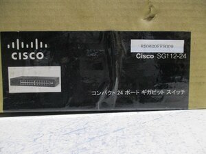 新古 Cisco Systems SG112-24 コンパクト24ポートギガビットスイッチ(R50620FFB009)