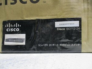 新古 Cisco Systems SG112-24 コンパクト24ポートギガビットスイッチ(R50620FFB014)