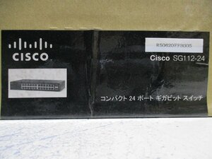 新古 Cisco Systems SG112-24 コンパクト24ポートギガビットスイッチ(R50620FFB005)