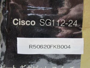 新古 Cisco Systems SG112-24 コンパクト24ポートギガビットスイッチ(R50620FKB004)
