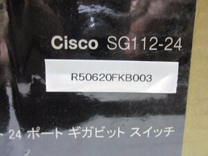 新古 Cisco Systems SG112-24 コンパクト24ポートギガビットスイッチ(R50620FKB003)