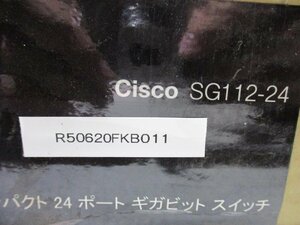 新古 Cisco Systems SG112-24 コンパクト24ポートギガビットスイッチ(R50620FKB011)