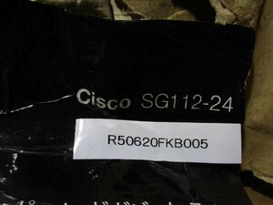 新古 Cisco Systems SG112-24 コンパクト24ポートギガビットスイッチ(R50620FKB005)