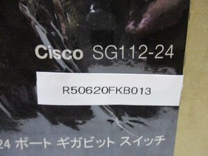 新古 Cisco Systems SG112-24 コンパクト24ポートギガビットスイッチ(R50620FKB013)