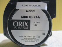 中古 ORIENTAL MOTOR DCブロワ MBDシリーズ MBD10-24A DC24V 1.0A(R50621GGB003)_画像2