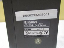 中古 MITSUBISHI RS-232-C UNIT A1SJ71UC24-R2 計算機リンクユニット(R50623BABB041)_画像2