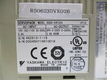 中古 YASKAWA SERVO PACK SGDS-04F02A サーボパック 400W(R50623DVE026)_画像3