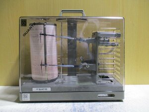 中古 SATO KEIRYOKI MFG Sigma-II HYGRO/THERMOGRAPH NSII-Q シグマII型温湿度記録計(R50624CEA001)