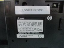 中古 MITSUBISHI グラフィックオペレーションターミナル GT1450-QMBDE 通電OK(R50624FRD030)_画像7