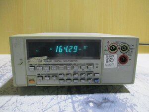 中古ADVANTEST R6441D DIGITAL MULTIMETER デジタルマルチメーター 通電確認(R50707DGA005)