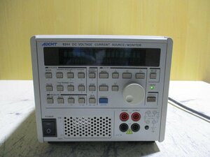 中古 ADVANTEST R6244 DC VOLTAGE CURRENT SOURCE/MONITOR 直流電圧・電流源／モニタ 通電OK(R50626HDE008)