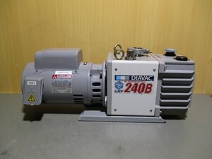 中古OIL SEALED ROTARY PUMP ロータリーポンプ GHP-240B MITSUBISHI SCL-KF 0.55KW ＜送料別＞(R50707JFD001)