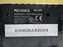 中古 KEYENCE NE-Q05 EtherNet/IP対応イーサネットスイッチ5ポート 2個(R50628ARE024)_画像6