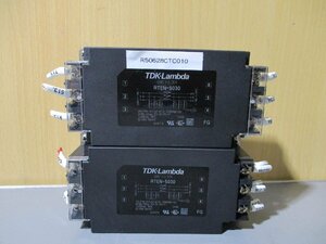 中古 TDK LAMBDA EMC FILTER RTEN-5030 ノイズフィルター 2個(R50628CTC010)