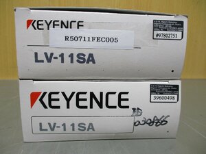 新古 KEYENCE LV-11SA 超小型デジタルレーザセンサー 2個(R50711FEC005)