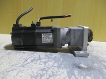 中古 MITSUBISHI AC SERVO MOTOR HC-PQ23B-S21 200W/ABLE REDUCER VRSF-5B-200(R50705GDD023)_画像5