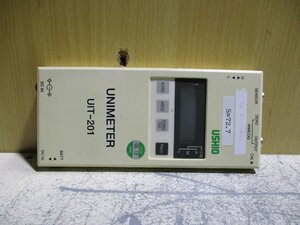 中古 USHIO UNIMETER UIT-201AFG 紫外線照度計(R50628AFB023)