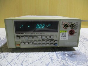 中古ADVANTEST R6441D DIGITAL MULTIMETER デジタルマルチメーター 通電確認(R50707DGA007)