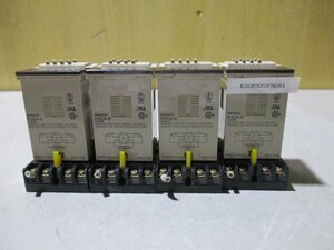 中古 OMRON TIMER H3CA-8 ソリッドステートタイマ 4セット(R50630DFB081)