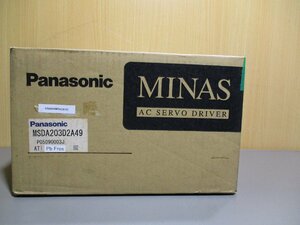 新古 panasonic AC SERVO DRIVER MSDA203D2A49 2KW(R50628FHC010)