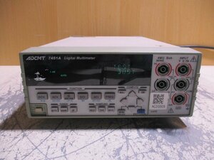 中古 ADCMT 7451A DIGITAL MULTMETER デジタルマルチメータ 通電OK(R50707DGA004)