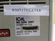 中古ICM MO DISK UNIT LESAGE MO-7616(R50717HEA014)_画像5