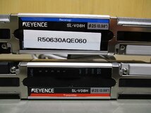 中古 KEYENCE Safety Light Curtain SL-V08H-T/SL-V08H-R セーフティライトカーテン セット(R50630AQE060)_画像2