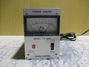 中古 DIAVAC LIMITED PT-3PM PIRANI GAUGE ピラニ真空計 通電OK(R50706CNB032)