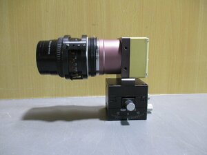 中古 中央精機 HC-61 カメラホルダ/TS-612 傾斜ステージ/NIKON Micro-Nikkor 55mm 1:2.8 レンズ(R50721ALC010)