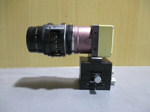 中古 中央精機 HC-61 カメラホルダ/TS-612 傾斜ステージ/NIKON Micro-Nikkor 55mm 1:2.8 レンズ(R50721ALC013)