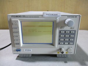 中古 Yokogawa FG200 706111-M 15MHz Synthesized Function Generator＜通電OK＞(R50721MCB006)