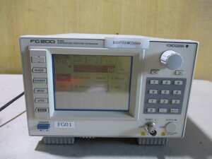 中古 Yokogawa FG200 706111-M 15MHz Synthesized Function Generator＜通電OK＞(R50721MCD009)