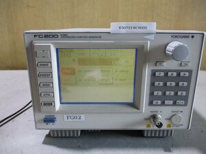 中古 Yokogawa FG200 706111-M 15MHz Synthesized Function Generator＜通電OK＞(R50721MCB005)