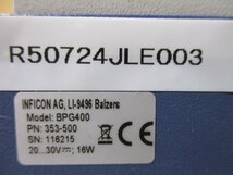 中古 INFICON 熱陰極電離・ピラニ真空計 BPG400(R50724JLE003)_画像2