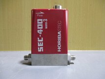 中古 HORIBASTEC MASS FLOW CONTROLLER マスフローコントローラ SEC-400MK3 O2 30SCCM(R50725JLE040)_画像1