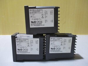 中古 RKC TEMPERATURE CONTROLLER REX-C400 温度調節器 100-240VAC 3個(R50804DFD087)