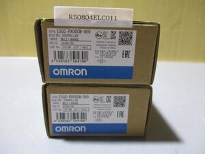 新古 OMRON E5GC-RX0DCM-000 温度調節器 2個(R50804ELC011)