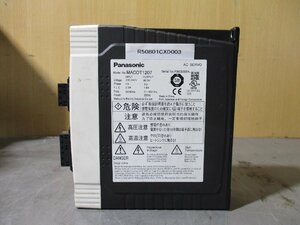 中古 PANASONIC AC SERVO MADDT1207(R50801CXD003)