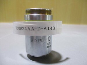 中古 NIKON BD PLAN 10 0.25 210/0 顕微鏡 対物レンズ(R50824AA-D-A148)