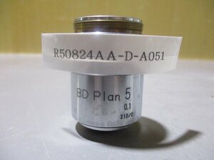 中古 NIKON BD Plan 5 DIC 顕微鏡 対物レンズ 0.1 210/0(R50824AA-D-A051)