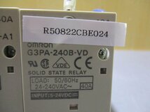 中古 OMRON G3PA-240B-VD パワー・ソリッドステートリレー 2個(R50822CBE024)_画像2