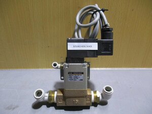 中古 SMC PROCESS VALVE VNB211A-15A-5DZ-B 流体制御用2ポートバルブ プロセスバルブ(R50824EKD043)