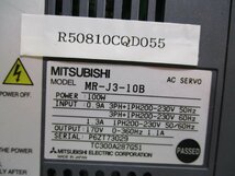 中古 MITSUBISHI AC SERVO MR-J3-10B ACサーボアンプ(R50810CQD055)_画像2