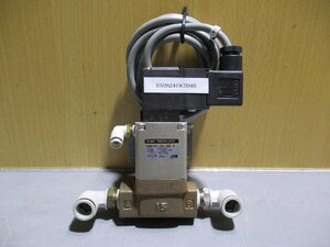 中古 SMC PROCESS VALVE VNB211A-10A-5DZ-B 流体制御用2ポートバルブ プロセスバルブ(R50824EKD046)