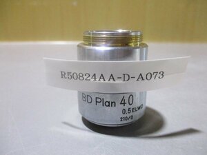中古 NIKON BD Plan 40 0.5 ELWD 210/0 顕微鏡対物レンズ(R50824AA-D-A073)
